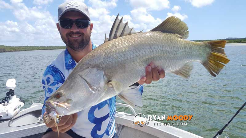 Westo with a Rockhampton barramundi_
