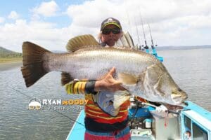 Freshwater barramundi fishing in Proserpine Dam