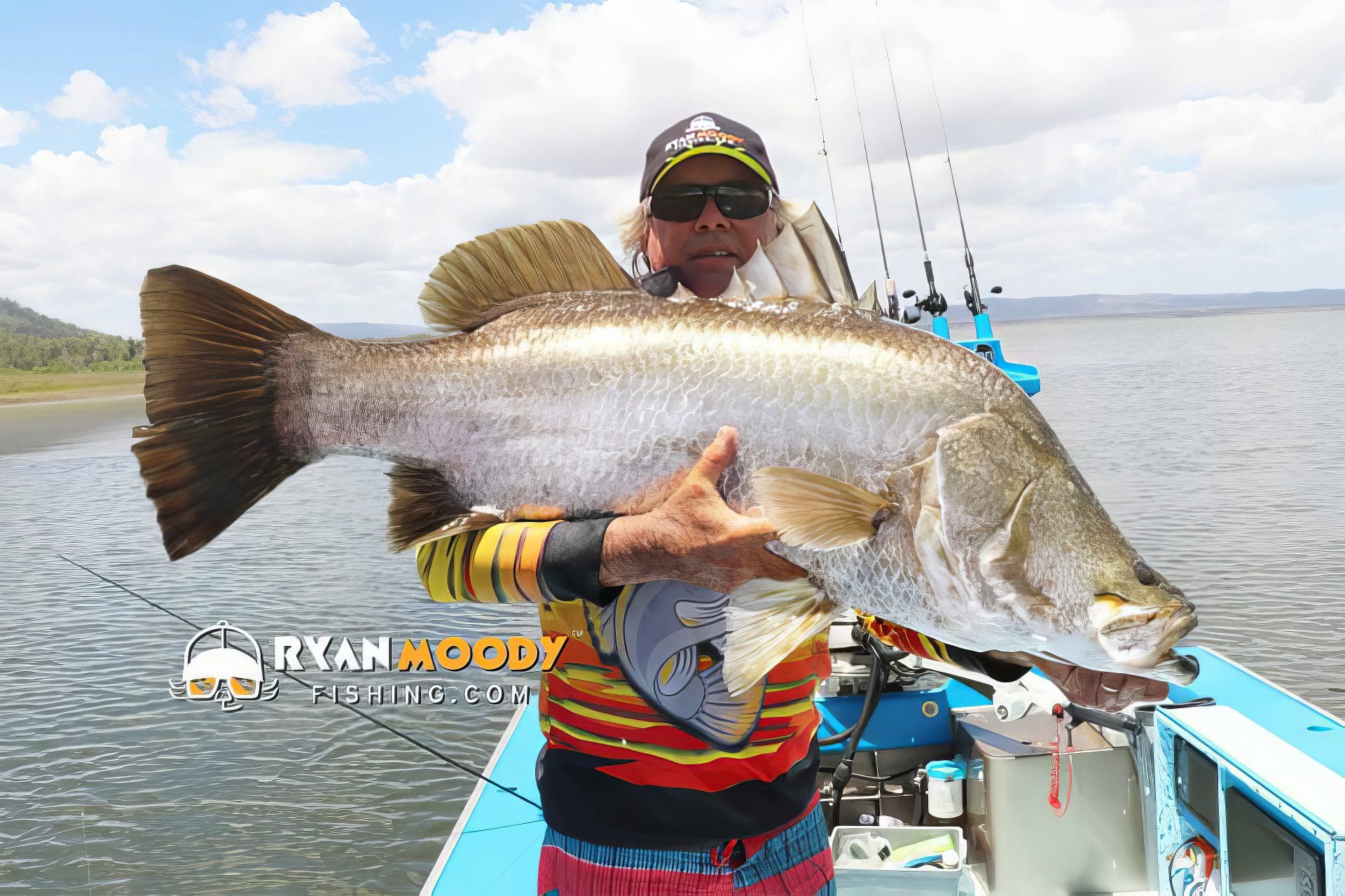 Freshwater barramundi fishing in Proserpine Dam