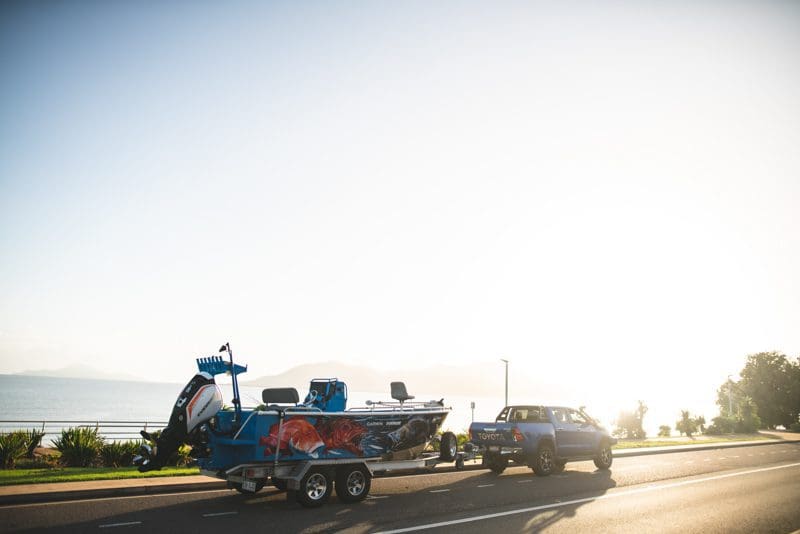 Heading out early morning to catch a feed of Golden Snapper
