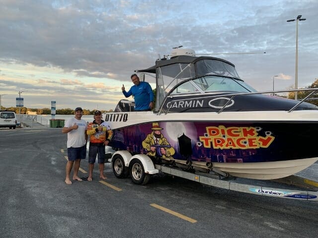 Deep drop fishing requires a well fitted out boat, sturdy rods and impeccable weather.