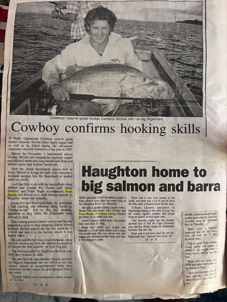 Potential Australian record Fingermark on 8kg line