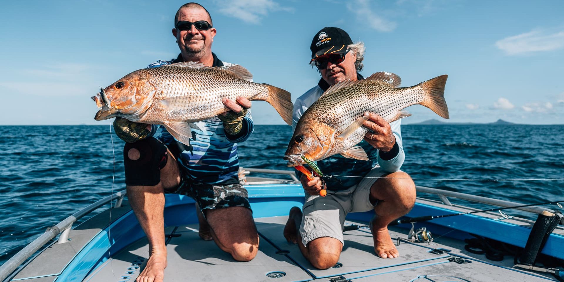 Golden Snapper double hook up offshore