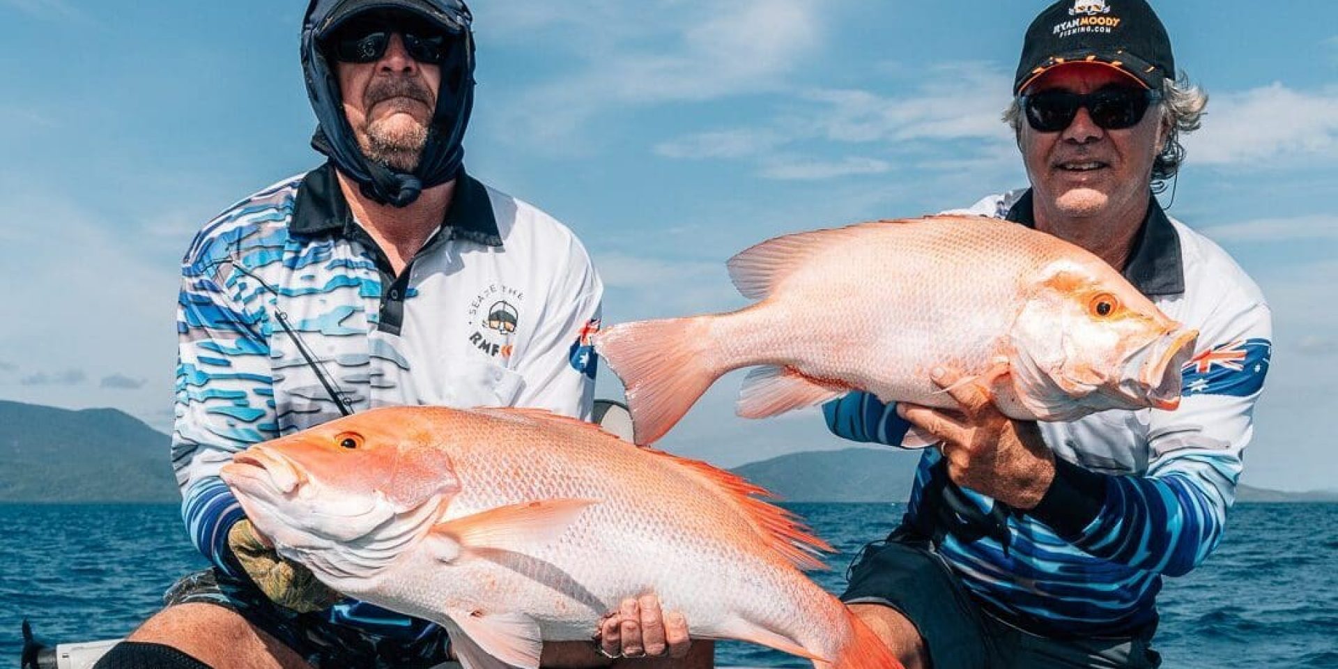 Double hook up Nannygai fishing Cairns to Cooktown